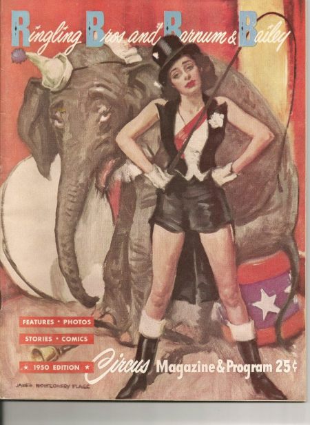 Taken from a Circus related magazine. The whip has changed its victims once again. 